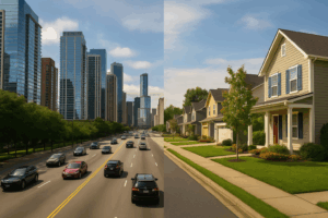 Downtown vs Suburbs, Where Is It Better to Live