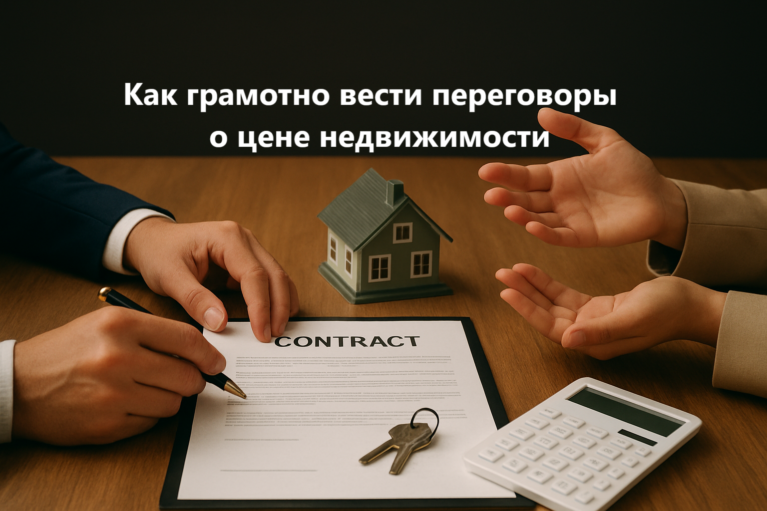 Как грамотно вести переговоры о цене недвижимости