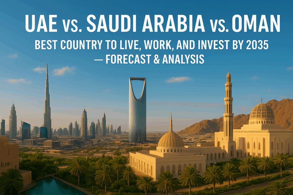 UAE vs Saudi Arabia vs Oman Best Country to Live, Work, and Invest by 2035 — Forecast & Analysis (2)